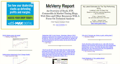 Desktop Screenshot of mcverryreport.com